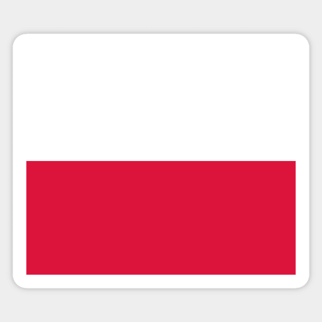 Poland flag Sticker by flag for all